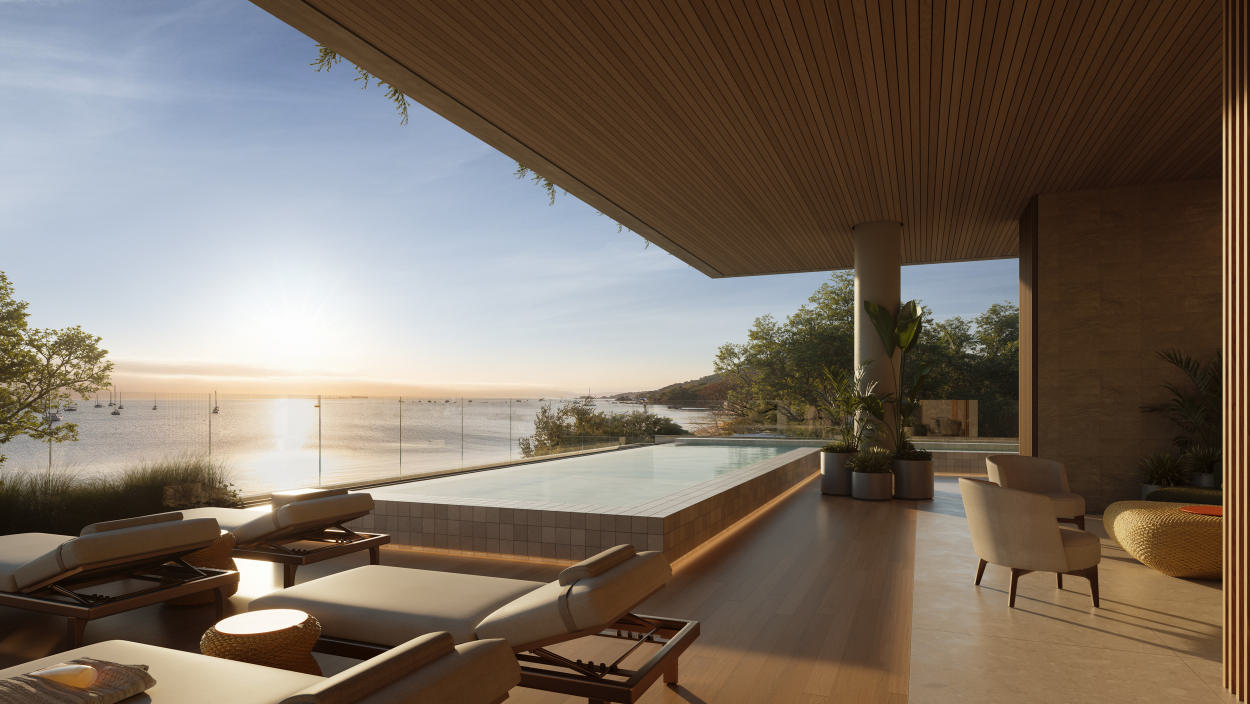 Piscina com vista para o mar do Vista Artefacto by KDS, em Santo Antônio de Lisboa